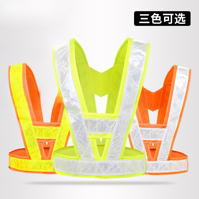 chaleco reflectante brillante chaleco montar y correr chaleco reflectante construcción conductor de ropa de seguridad del vehículo puede imprimir al por mayor