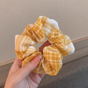 El encaje francés doble anillo de cabello de intestino grueso femenino de alta calidad cuerda de cabello de pelo de ballet dulce Meisen tocado de cabello