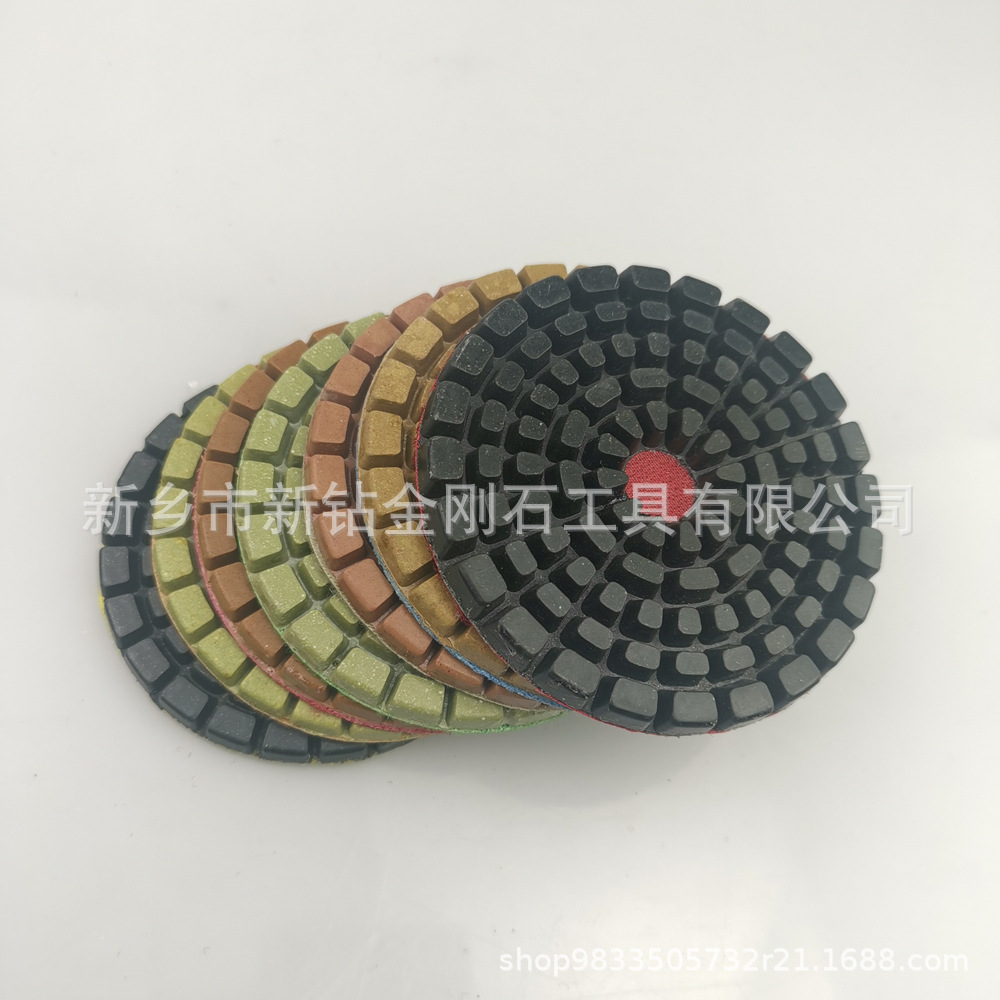 锋利 树脂金刚石磨片 密封固化剂用细磨磨片 耐磨 金刚砂磨片 4寸