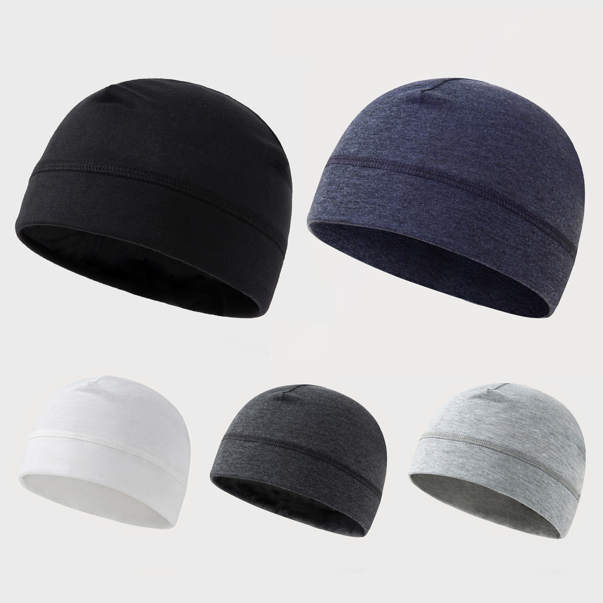 Cross-Border Outdoor Cycling Cap, Running Sun Protection, Sweat-Absorbent and Breathable Toe Cap, Helmet Liner Cap, Four-Season Sports Cap
