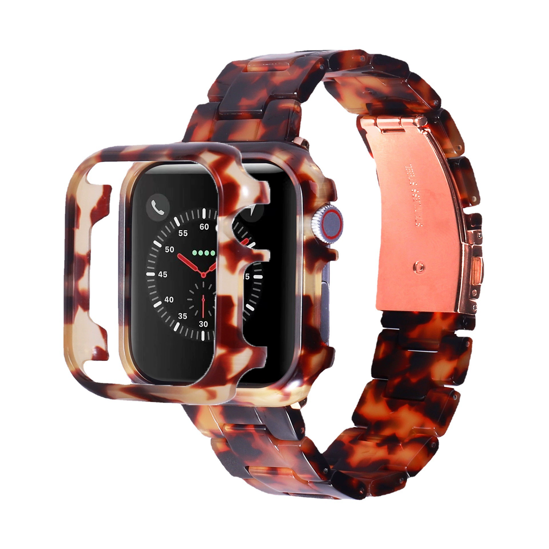 Подходит для Apple Watch Resin Защитный чехол Apple Watch45678 поколения с полым каркасом iwatch чехол для часов