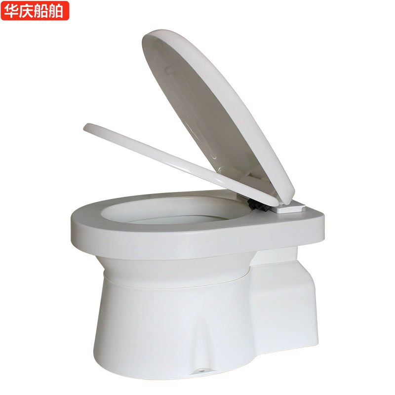 Пластиковая лодка Электрический туалет яхта автоматически поглощает унитаз RV разбивает мотор пластиковый унитаз