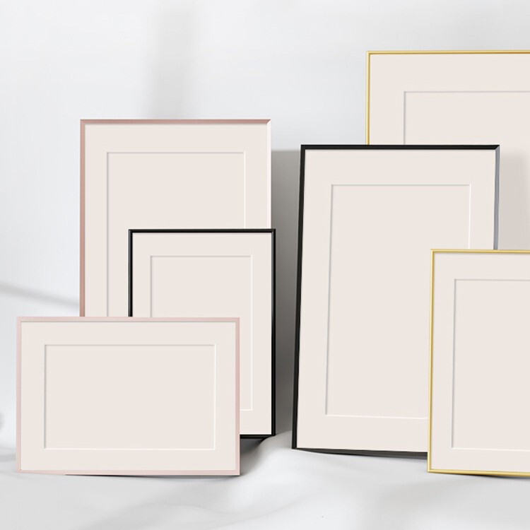 Aluminum Alloy Poster Photo Frame Large Size Wall Hanging 40*50Cm60Cm70Cm 80X90 Empty Frame Framed Picture Frame