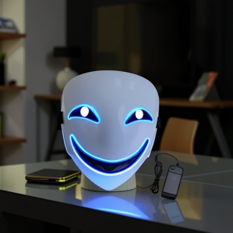 FUENTE fabricante envío gratis de 100 piezas de luz de Halloween máscara de apoyo dibujo bala Luz Fría