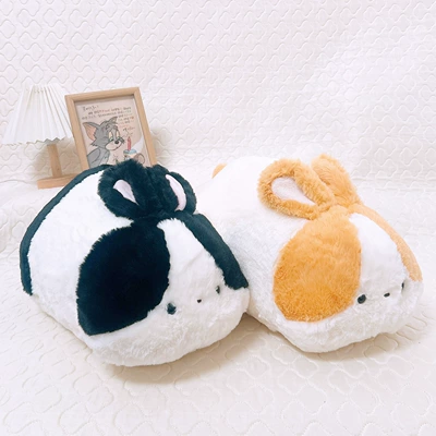 rabbit plush pillow, adorable bunny: Oyuncaq yastıqlar