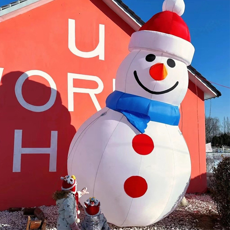 空気入れアニメクリスマス空気入れサンタクロースクリスマスツリーデパート活動配置美陳アニメデパート装飾|undefined