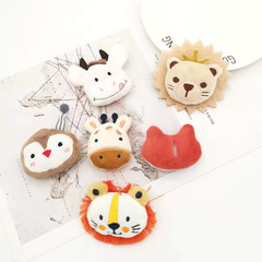 新款毛絨胸針卡通毛絨公仔服飾配件充棉手提包伴手禮裝飾包包輔料