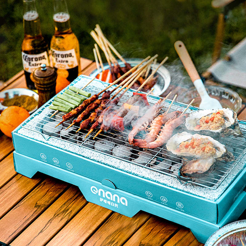 Disposable Barbecue Grill for Outdoor Picnics, Smokeless Household Charcoal Grill, Camping Barbecue Rack, Charcoal Meat Grill for Indoor Use Disposable Barbecue Grill for Outdoor Picnics, Smokeless Household Charcoal Grill, Camping Barbecue Rack, Charcoal Meat Grill for Indoor Use