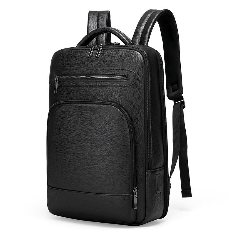 Cross-Border New Business Backpack Men's Multifunctional USB Charging Commuter Computer Bag Retro High-End Backpack