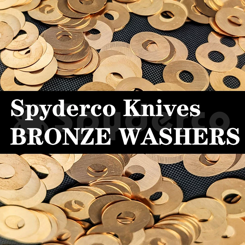 Медный лист C81 Spider C158/C186, латунная прокладка, шайба, инструмент, открывающаяся прокладка, латунь SPYDERCO