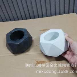 跨境批发桌面酒精炉耐高温水泥圆柱形立体便捷烤炉取暖炉
