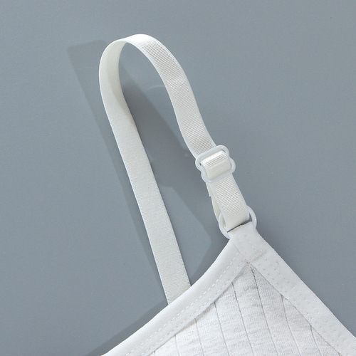 Girls vest underwear suspenders primary school students buckle pure cotton development period bra children 10 girls 14 years old summer