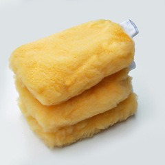 Thickened Fleece Lint-Free Car Wash Gloves, Sheepskin Car Washing Gloves, Automotive Detailing Supplies