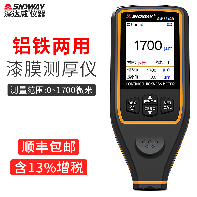 深达威 SW6310A涂层测厚仪 汽车油漆检测仪 镀锌层漆膜仪