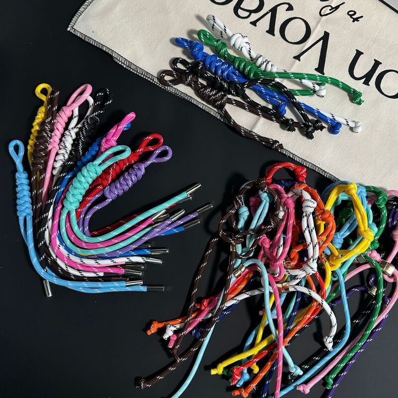 Popular Phone Lanyard DIY Hand-Woven Strap Bag Accessories Keychain Bag Decoration Ornament Pendant