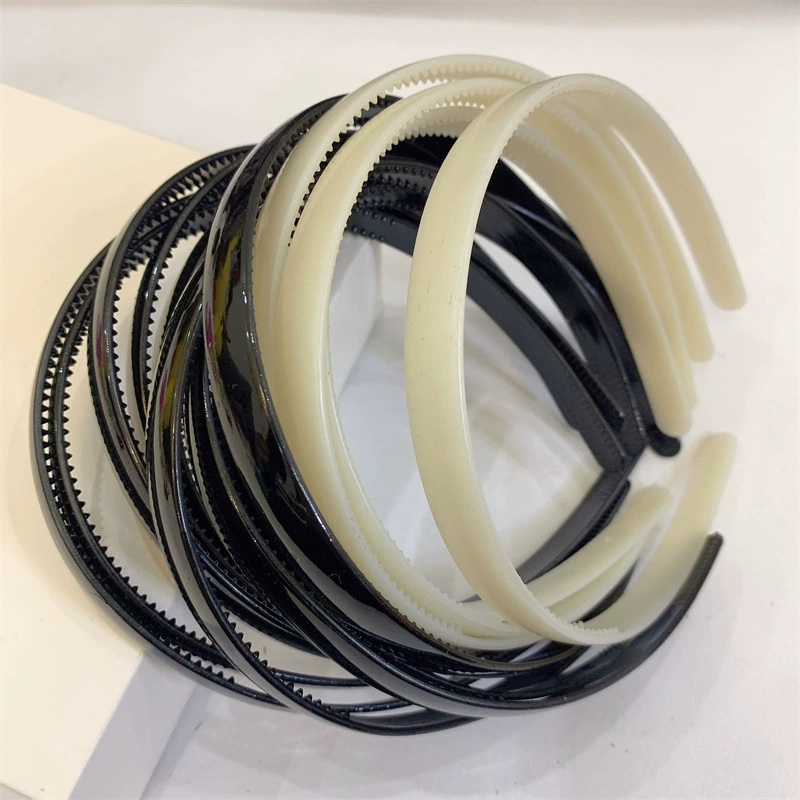 Фабрика прямой 12 мм Лук Назад краска пластиковая повязка на голову DIY аксессуары для оголовья оптом детские аксессуары для волос трансграничные поставки