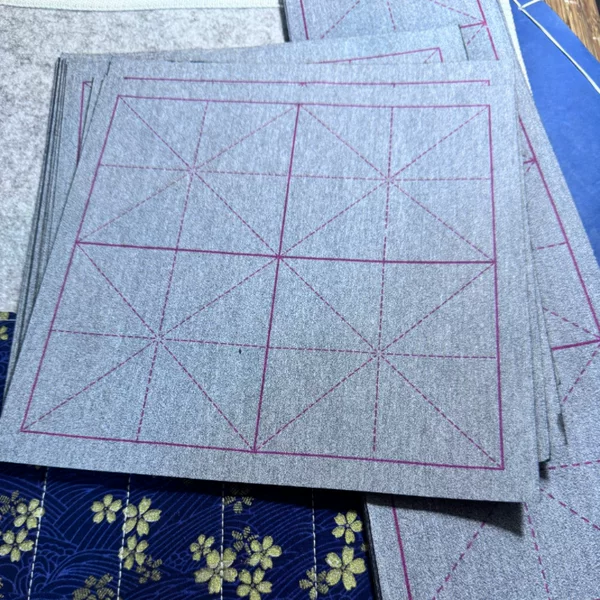 Large Grid Single Character Rice Grid Water Writing Cloth Set for Beginners Calligraphy Practice Thickened Rice Grid Water Writing Brush Calligraphy Practice Pad