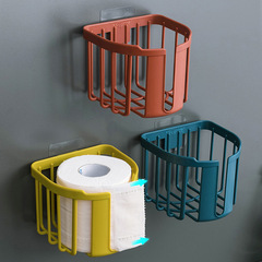 2783 Punch-Free Toilet Paper Holder, Wall-Mounted Tissue Box for Bathroom, Toilet Paper Rack & Roll Paper Dispenser