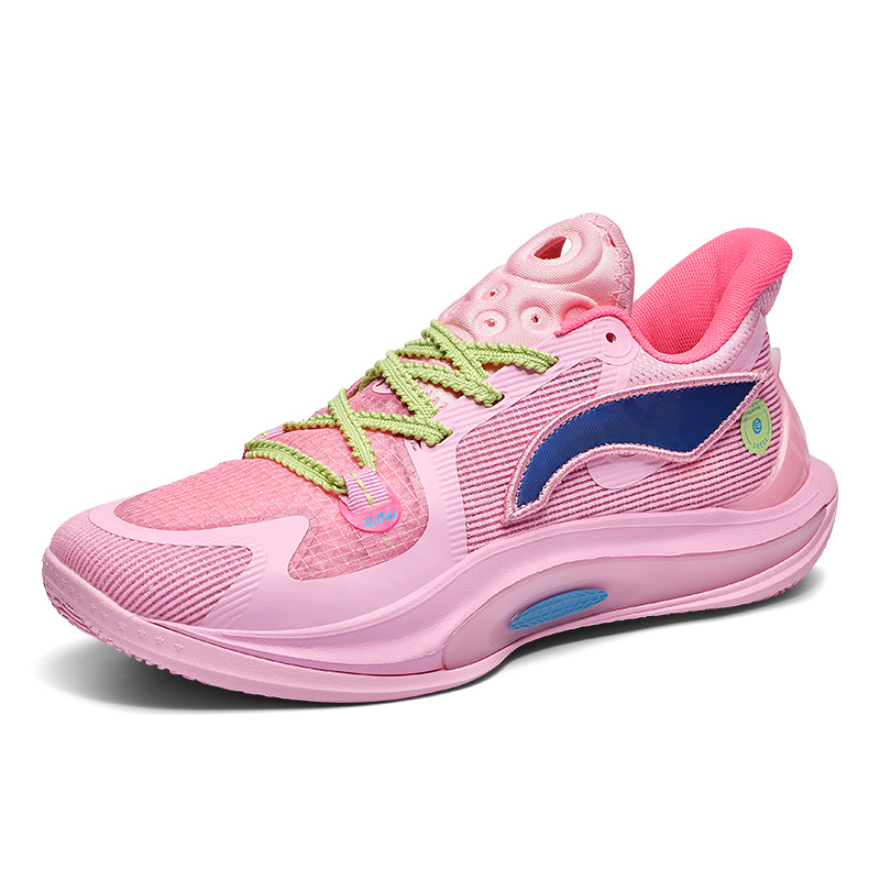 2025 primavera y verano nuevos zapatos de baloncesto zapatos de hombre zapatos deportivos de moda juveniles casuales zapatos de polvo de flores de cerezo zapatos de estudiantes hombres