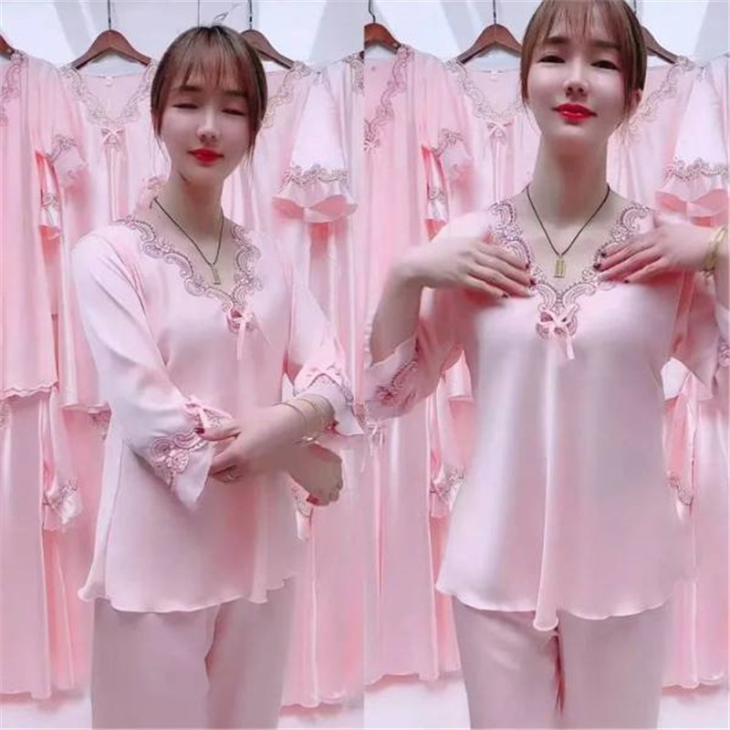 긴 소매 3058 # 가벼운 핑크