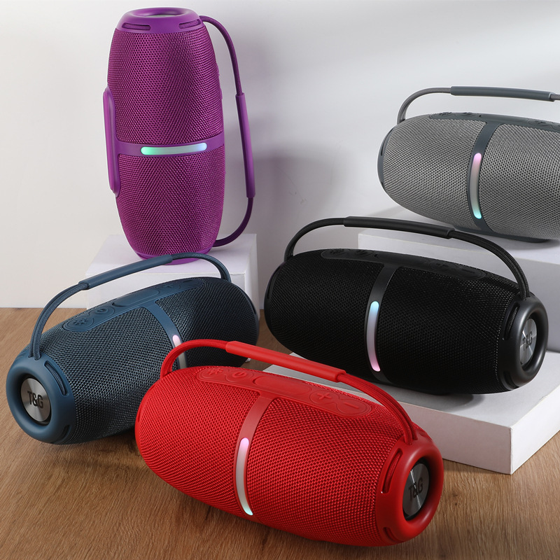 TG686 altavoz portátil bluetooth portátil portátil led lámpara tarjeta de enchufe al aire libre alto volumen bluetooth sonido bluetooth alto valor facial