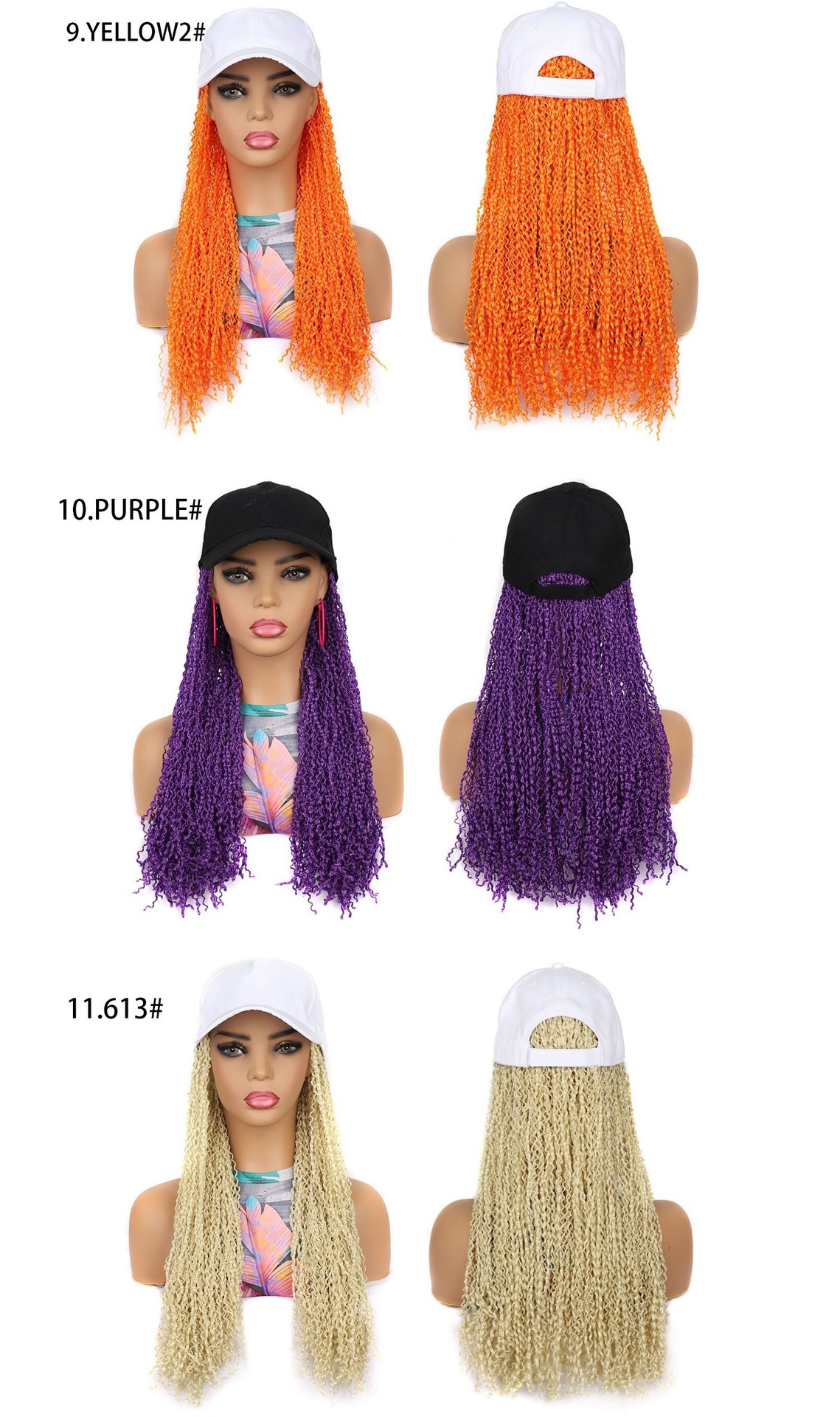 Parrucca cappello Dreadlock Parrucca Dreadlock Parrucca Cappello Dreadlock Treccia reggae colorata_voghion.com