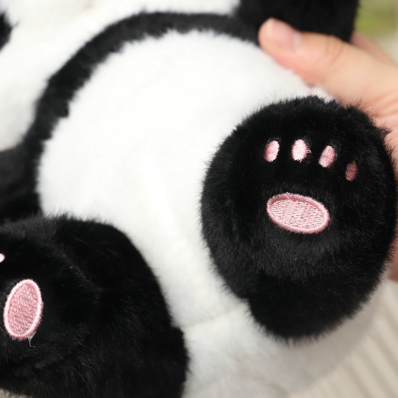 Bonito panda muñeca juguete de peluche simulación tesoro nacional panda gigante muñeca de tela regalo para niños 8 pulgadas muñeca agarra
