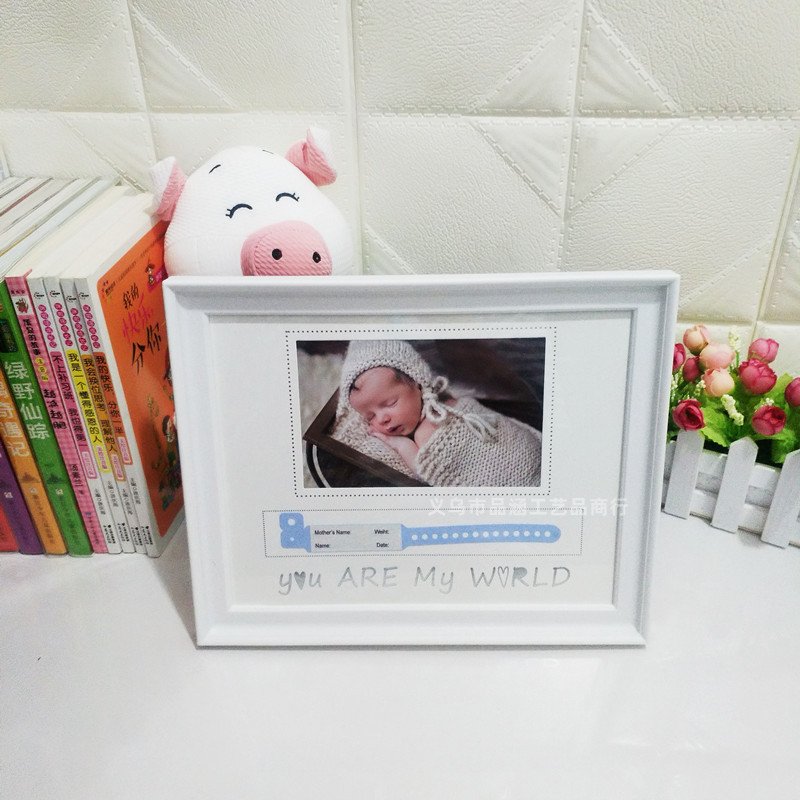 New baby birth bracelet commemorative baby table photo frame maternal and infant shop wedding photo studio creative gift gift