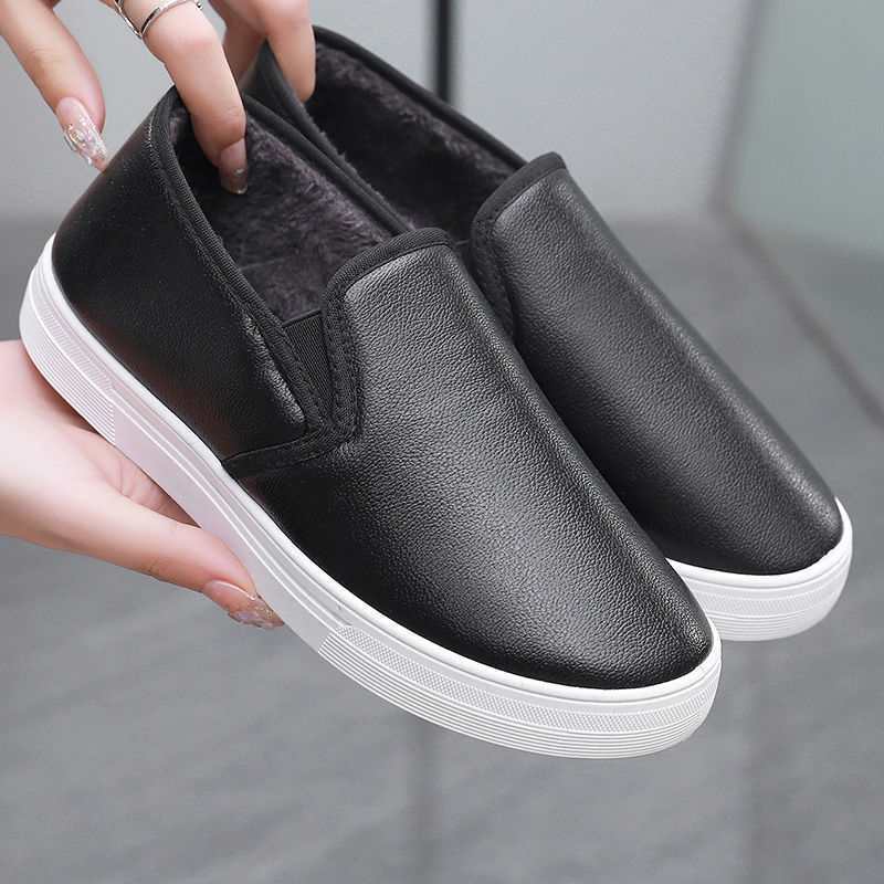 Winter warm comfortable universal non-slip casual white sneakers…