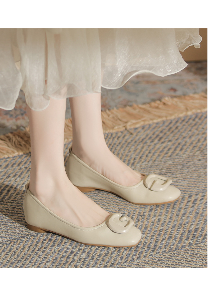 1881 Fashion Lässige Damen-Slipper mit eckiger Zehenpartie, schlicht, elegant, bequem und vielseitig – ideal für den Arbeitsalltag._voghion.com