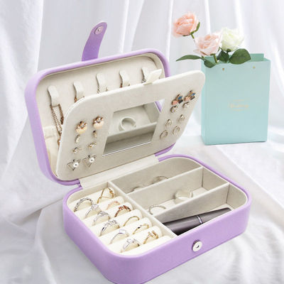 Portable jewelry box ins Refinement Ring box Earrings Necklace Ear Studs Jewelry storage box Jewelry Box On behalf of