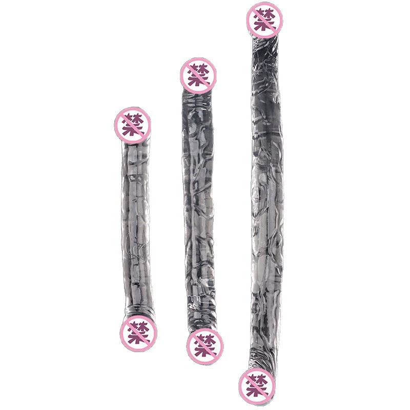 Crystal simulated penis double-headed dragon long dildo masturbation and thrust men and women lesbian les gay anus — кристаллический двуглавый длинный фаллоимитатор «дракон» для мастурбации и пружинистых движений, для мужчин и женщин, реалистичная анальная имитация