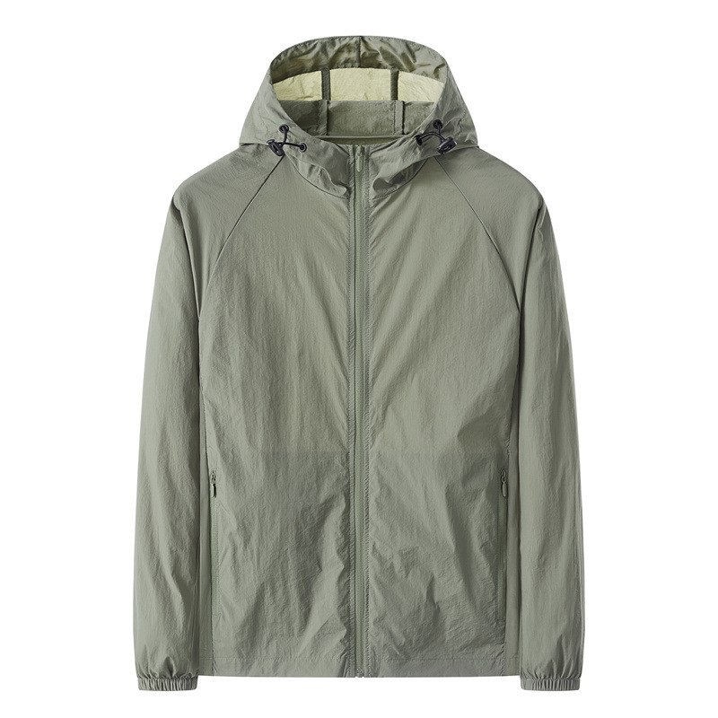 Lightweight Sun Protection Clothing for Men and Women, Summer Outdoor Hooded Skin Clothing, Couple Cycling and Fishing Clothing Jackets with Custom Printed Words