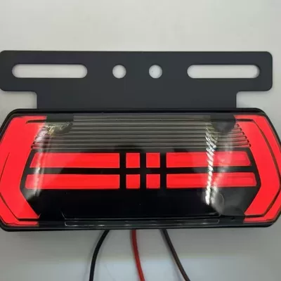 Width indicator light 24V on the ground side light - black-shark-symphony-edge-light-24v-red