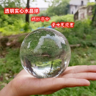 White Crystal Ball Feng Shui Transparent Ball Photo Photography Crystal Glass Ball Home Decoration Living Room Desk Ornaments