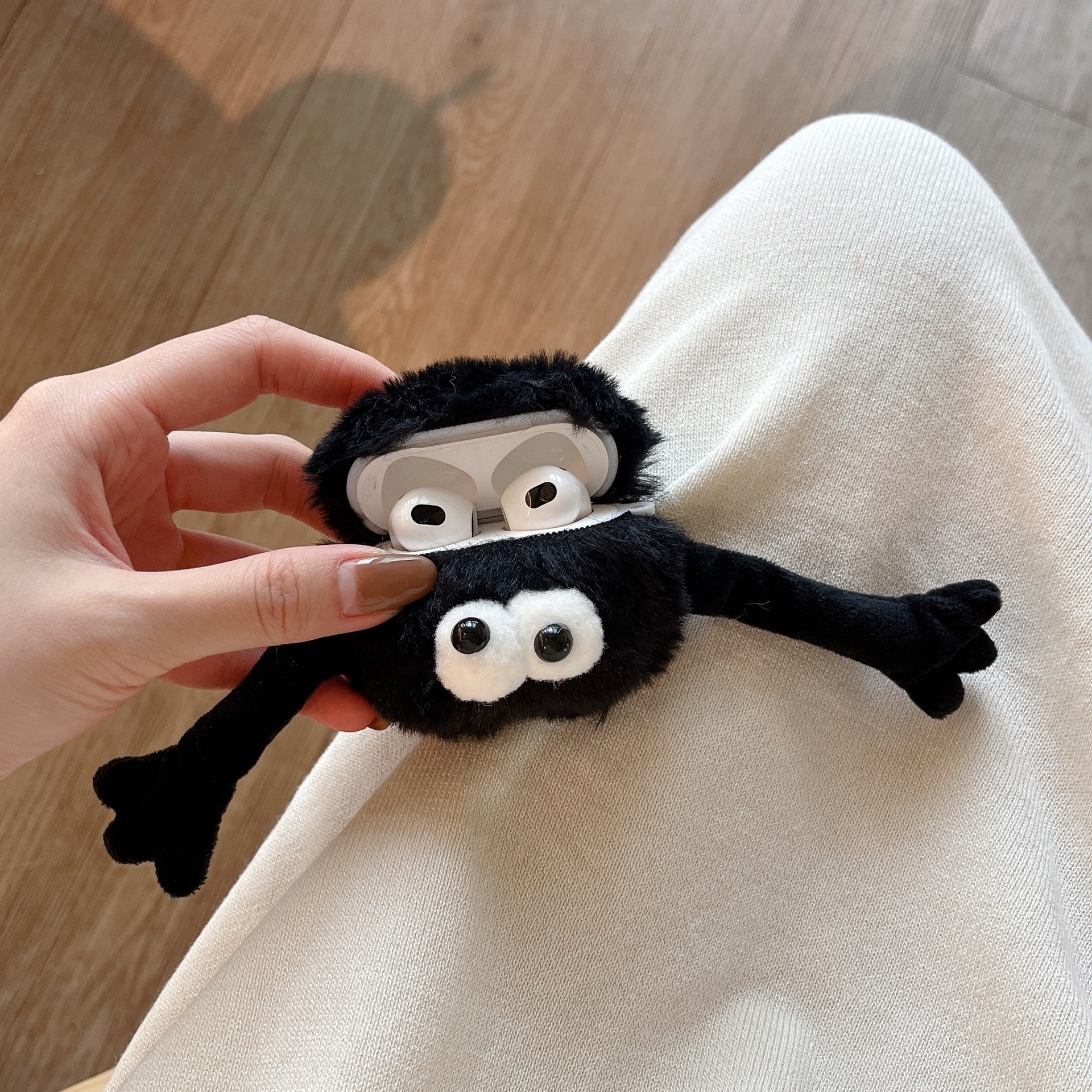 Japanese and Korean plush cartoon for AirPods 3 protective shell 1/2/3 generation wireless Bluetooth headset case pro2 cute_voghion.com