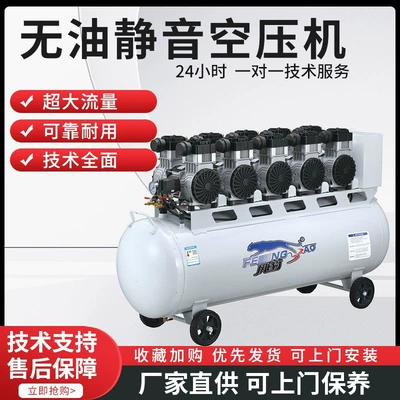 Jaguar Wind Leopard Industrial Grade Air Pump Air Compressor 380V Oil-Free Silent Large High-Voltage Three-Phase Air Compressor