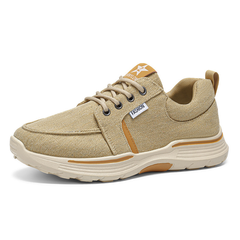 Hombres 2026 verano nuevo ligero un pie zapatos de lona transpirables cómodos simple moda diaria zapatos de hombre versátiles image 6