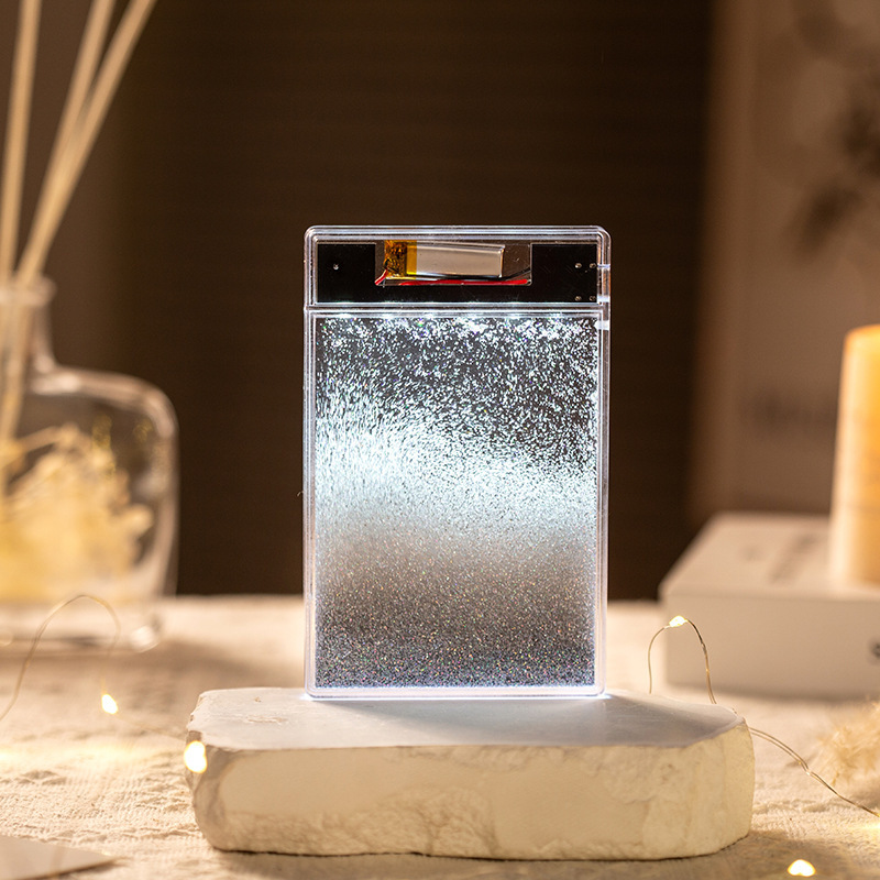 アクリル流砂カードレンガ麻雀 DIY Usachi Xiaoba デスクトップ装飾品ライト流麻冷蔵庫マグネット|undefined
