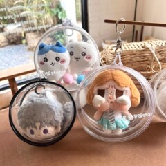 泣き虫痛包15cm収納包泡マットPVC防塵透明布ブラインド箱綿人形収納