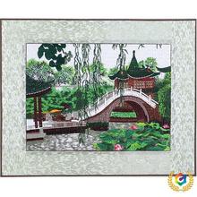 ✅古氏苏绣成品电脑刺绣画客厅书房走廊装饰画布艺工艺品厂家可定