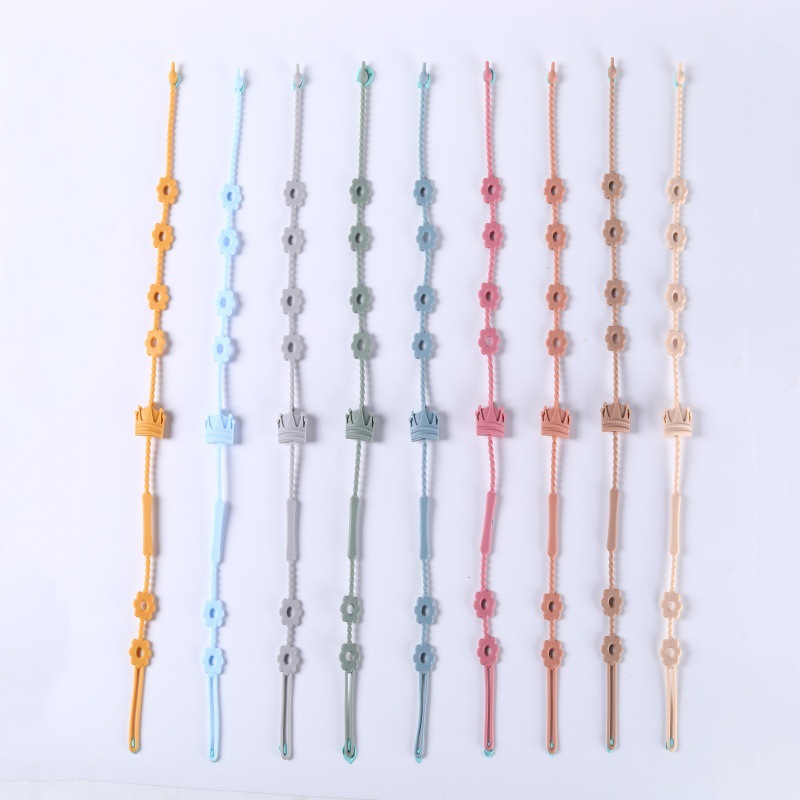 Pacifier Anti-drop Chain Baby Gum Anti-drop Lanyard Baby Toy Anti-drop Chain Multi-functional Lanyard Food Grade