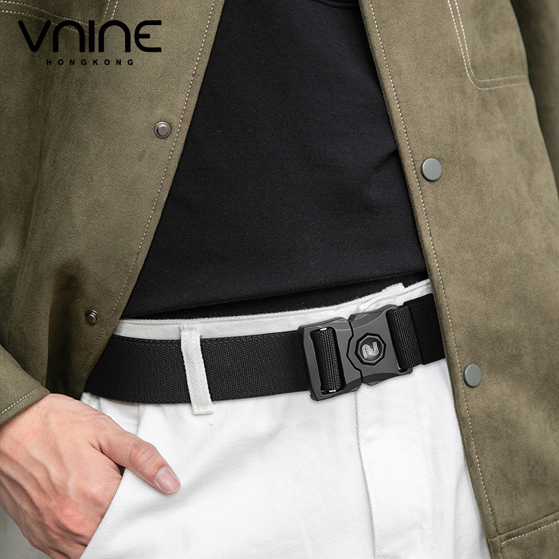 Men's cloth automatic elastic belt