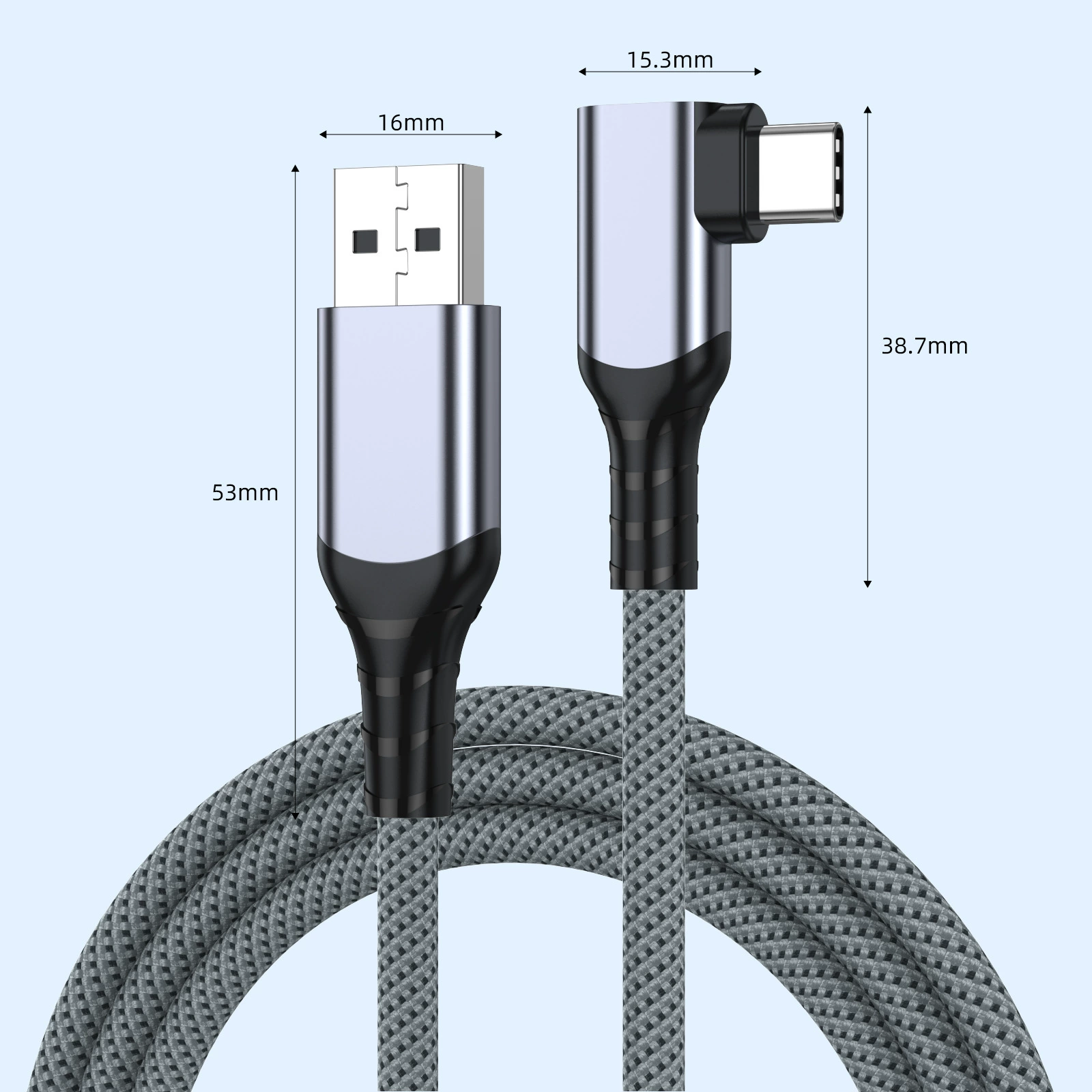 VR Link Очки Шлем Стриминг Локоть Соединение Кабель Oculus quest3 usb Соединение Кабель 3м5м