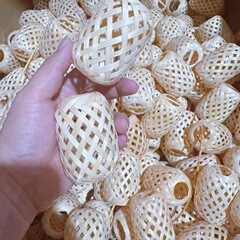 竹编5*7灯笼小潮汕古风宫灯编织手工led灯结婚挂件跨境厂家代发