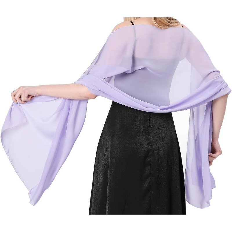 summer thin white black shiffon cloak