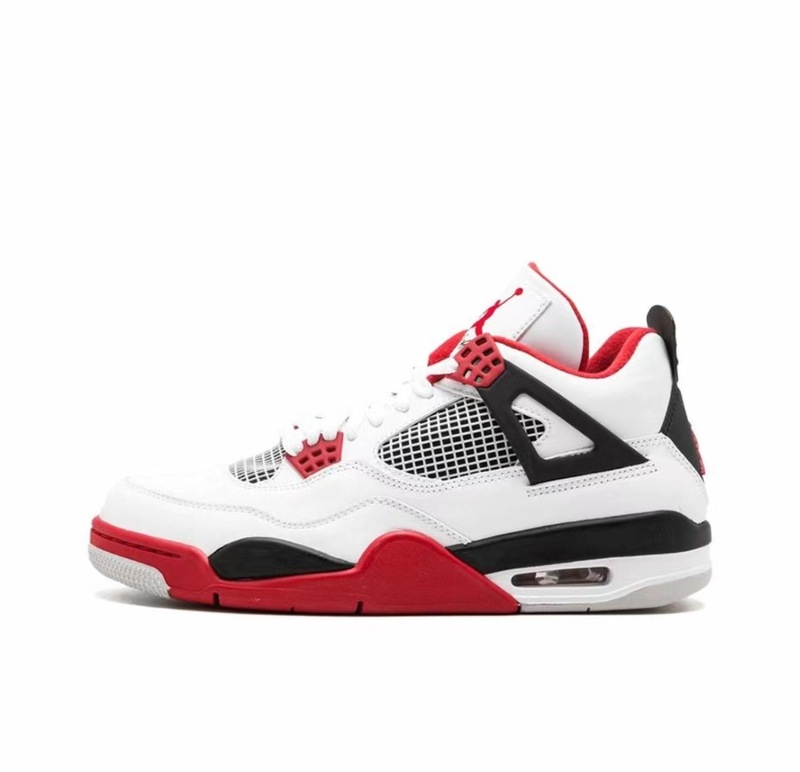 新しい純粋なオリジナル AJ4 ミッドトップカジュアルシューズ男性と女性のための同じスタイルの耐摩耗性滑り止めエアクッショントレンディな靴学生キャンパスカップルの靴|undefined