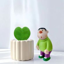 心叶球兰网红多肉植物办公室内桌面小盆栽高颜值创意礼物送女朋友