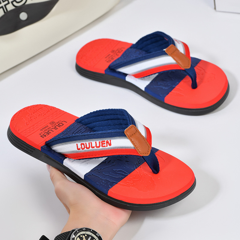 Chanclas transfronterizas de gran tamaño para hombres, zapatillas de playa, antideslizantes de verano para hombres, chanclas vietnamitas y tailandesas