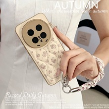 适用纹满屏C8小碎花magic8provivoc8挂绳c7手机壳防摔c6pro小众c5